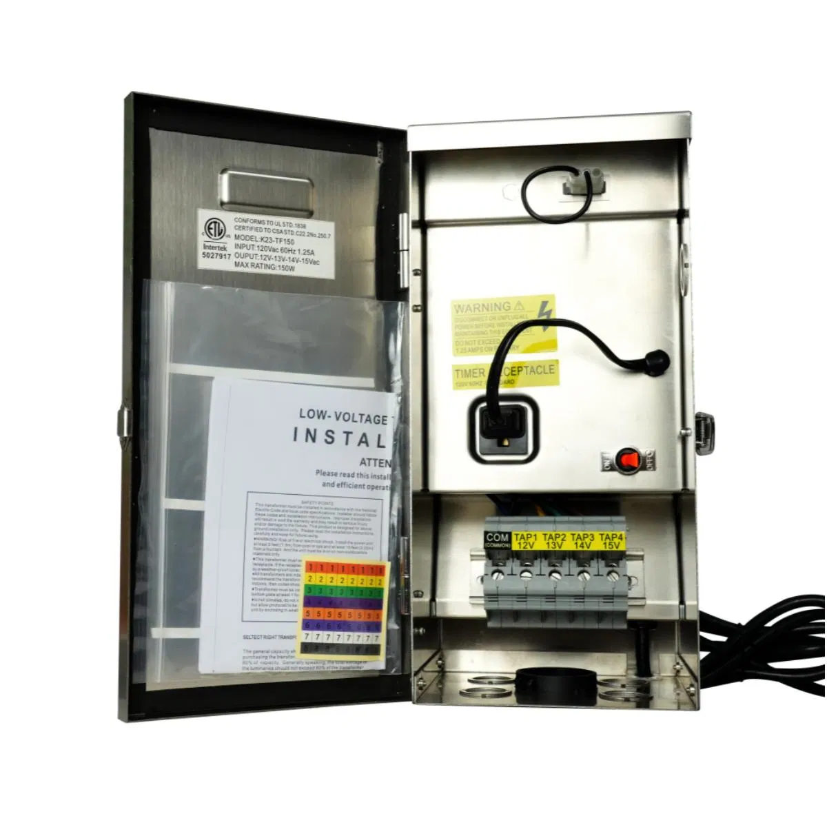 Multi impermeabile in acciaio inossidabile 304