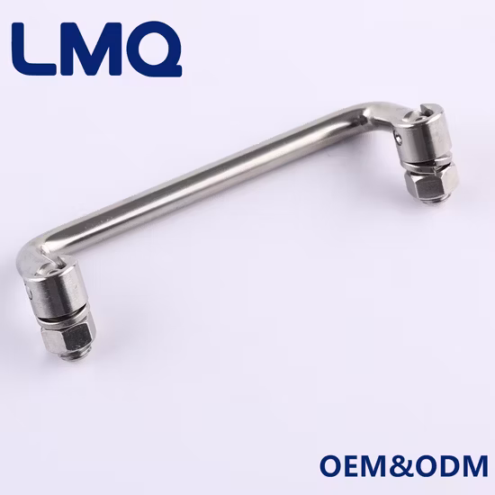 Maniglia pieghevole pieghevole per porta dell'armadio della cassetta degli attrezzi in acciaio inossidabile 304 per carichi pesanti