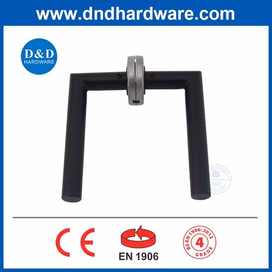 Mobili in zinco europeo in stile americano o maniglia nera per serratura Hardware in acciaio inossidabile En1906: 2012 Maniglia a leva per porta di passaggio Personalizzazione campione