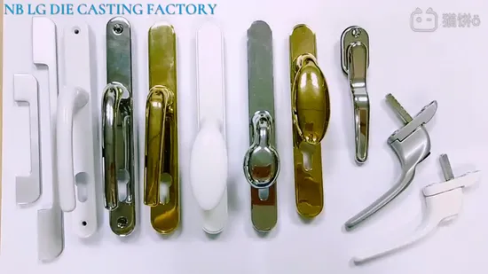 Maniglia per serratura per mobili per porta finestra con verniciatura a polvere personalizzata